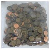 Bag of 743 Lincoln wheat cents