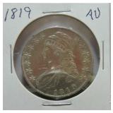 1819 Bust half AU