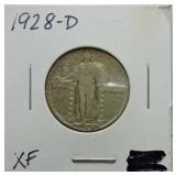 1928-D Standing Liberty quarter XF
