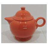 Fiesta Post 86 persimmon teapot lamp base