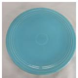 Vintage Fiesta 15" chop plate, turquoise