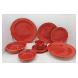 Fiesta Post 86 scarlet 8 pc place setting