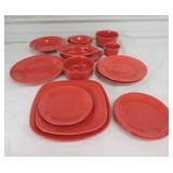 Fiesta Post 86 scarlet lot of 17 pcs