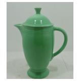 Vintage Fiesta coffee pot, green