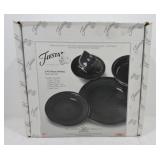 Fiesta Post 86 slate 5 pc place setting, NIB