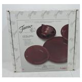 Fiesta Post 86 claret 5 pc place setting NIB