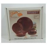 Fiesta Post 86 cinnabar 5 pc place setting NIB