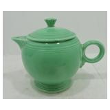 Vintage Fiesta large teapot, green, nicks