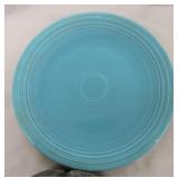 Vintage Fiesta 15" chop plate, turquoise