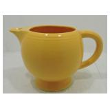 Vintage Fiesta ice lip pitcher, yellow