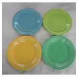Vintage Fiesta 10" plate group, 4 mixed