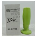 Fiesta Post 86 bud vase, chartreuse, NIB