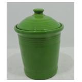 Fiesta Post 86 shamrock covered jar