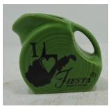 Fiesta Post 86 shamrock mini disc pitcher with