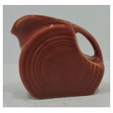 Fiesta Post 86 paprika mini disc pitcher