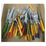 Bakelite lot of flatware