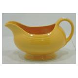 Vintage Fiesta sauce boat, yellow