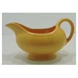 Vintage Fiesta sauce boat, yellow