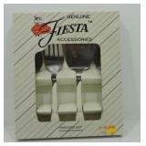 Fiesta Post 86 white 4 pc hostess set NIB
