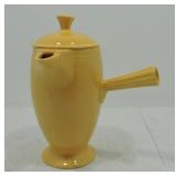 Vintage Fiesta demitasse coffee pot, yellow
