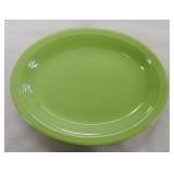 Vintage Fiesta platter, chartreuse