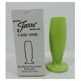 Fiesta Post 86 bud vase, chartreuse, NIB