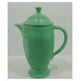 Vintage Fiesta coffee pot, green