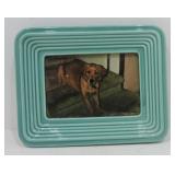 Fiesta Post 86 turquoise picture frame