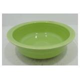 Vintage Fiesta 8 1/2" nappy bowl, chartreuse