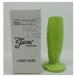 Fiesta Post 86 bud vase, chartreuse, NIB