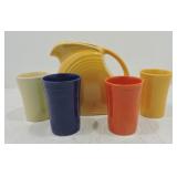 Vintage Fiesta 5 pc juice set