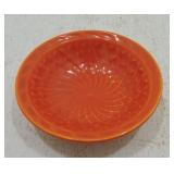 Harlequin basketweave nut cup, red