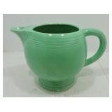 Vintage Fiesta ice lip pitcher, green