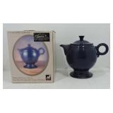 Fiesta Post 86 cobalt gravy server NIB