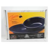 Fiesta Post 86 cobalt 2 pc companion set NIB