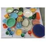 Vintage Fiesta lot of 78 pieces, various