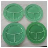 Vintage Fiesta lot of 4 - 10 1/2" compartment