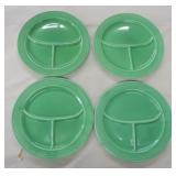 Vintage Fiesta lot of 4 - 10 1/2" compartment