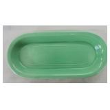 Vintage Fiesta utility tray, green