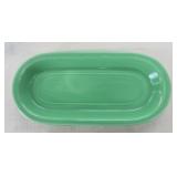 Vintage Fiesta utility tray, green