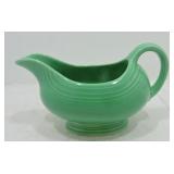 Vintage Fiesta sauce boat, green