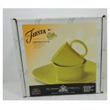 Fiesta Post 86 3 pc place setting, lemongrass, NIB