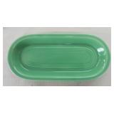 Vintage Fiesta utility tray, green