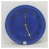 Fiesta Post 86 sapphire plate clock, homemade