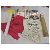 Fiesta lot of ephemera, posters, sweatshirt, and