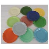 Vintage Fiesta 7" plate group, all 11 colors,