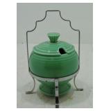 Vintage Fiesta marmalade, green, with chrome