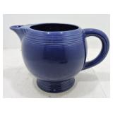Vintage Fiesta ice lip pitcher, cobalt