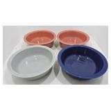 Vintage Fiesta 8 1/2" nappy bowl group,