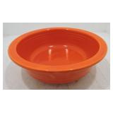 Vintage Fiesta 9 1/2" nappy bowl, red